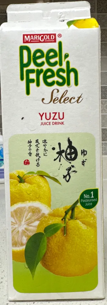 Peel fresh select yuzu juice drink