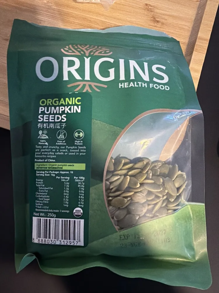 Organic, Pumpkin Seeds