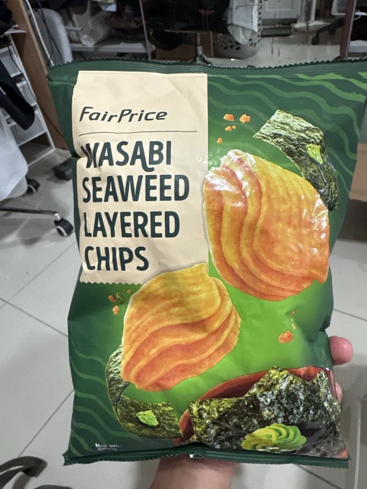Wasabi Seaweed Layered Chips