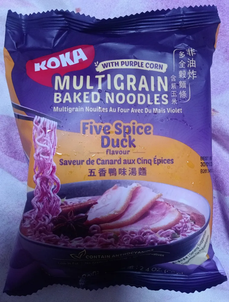 Multigrain Baked Noodles Five Spice Duck Flavour