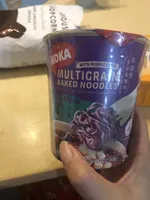 Baked multi grain noodles with purple corn