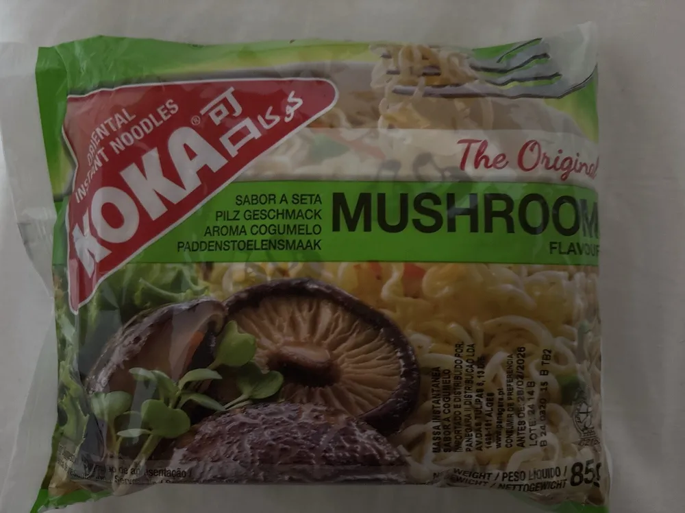 Oriental Style Instant Noodles Mushroom Flavour