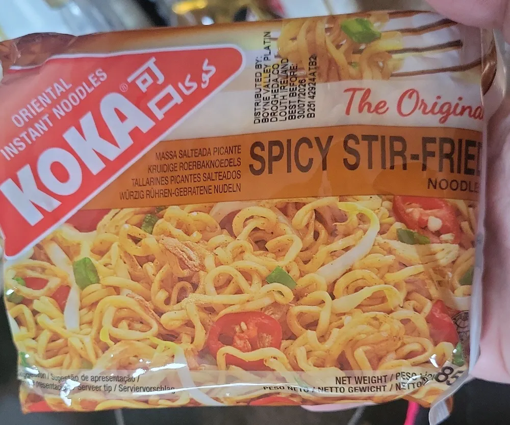 Spicy stir fried noodles