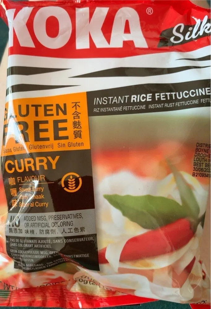 Instant rice noodles GF curry