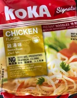 Instant noodles chicken flavor