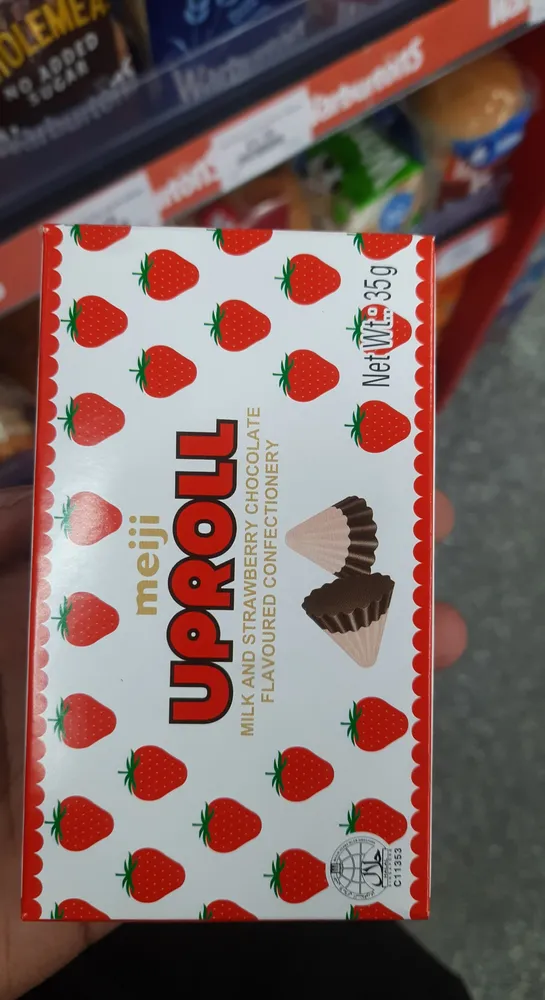 UpRoll Milk And Strawberry Chocolate