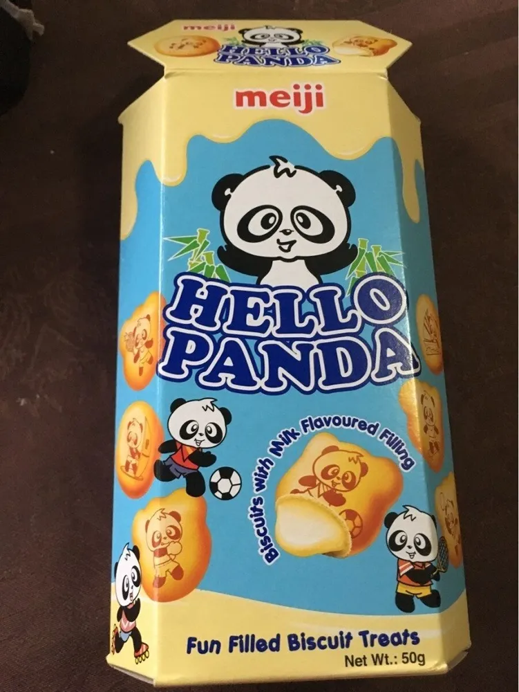 Meiji Hello Panda Biscuit With Milk Flavour Filling
