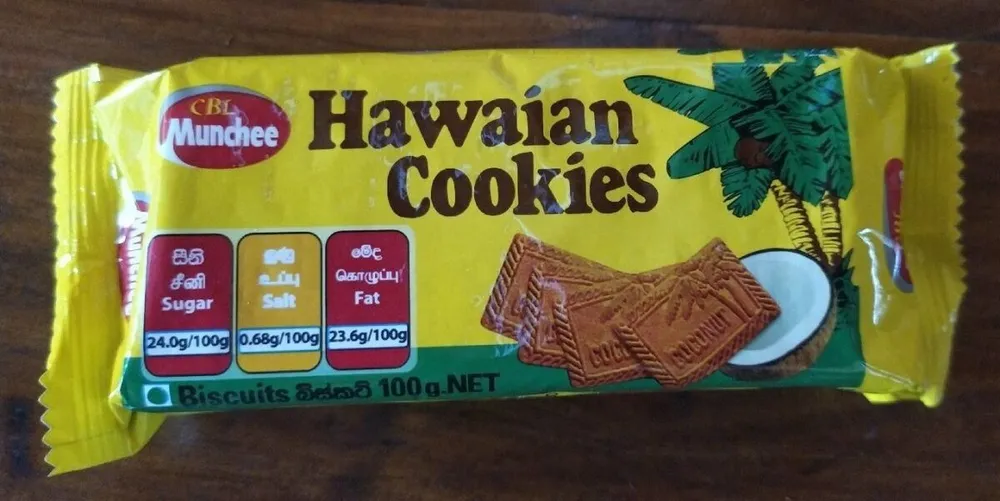 MUNCHEE Hawaian Cookies