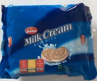 Milk cream biscuits