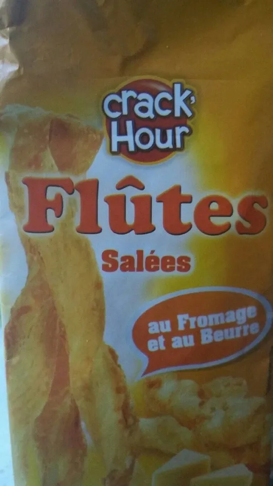 Crack  hour flûtes salées