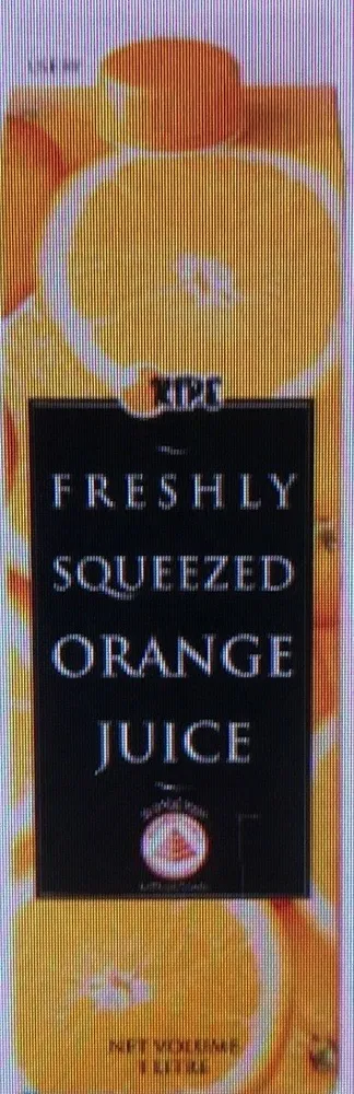 Freshly squeezed orange juice