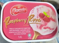 Raspberry Ripple Vanilla Flavoured Ice Confection with Raspberry Flavoured Sauce