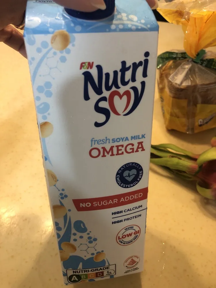 Fresh Soya Milk Omega No Sugar Added