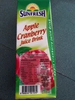 Apple cranberry juice drink