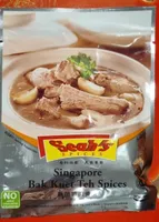 Singapore bak kuet teh spices