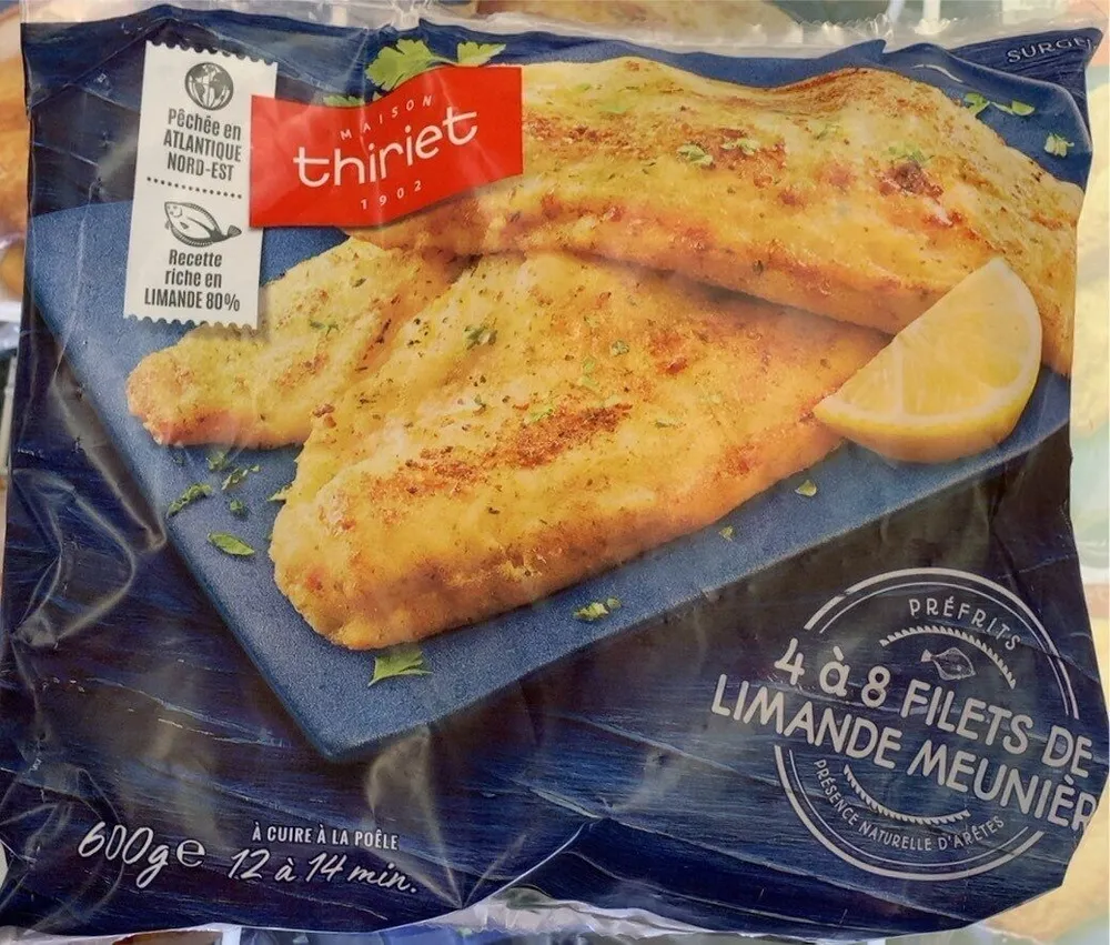 Filets de limande meuniere citron/persil