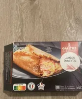 2 Galettes sarrasin jambon emmental