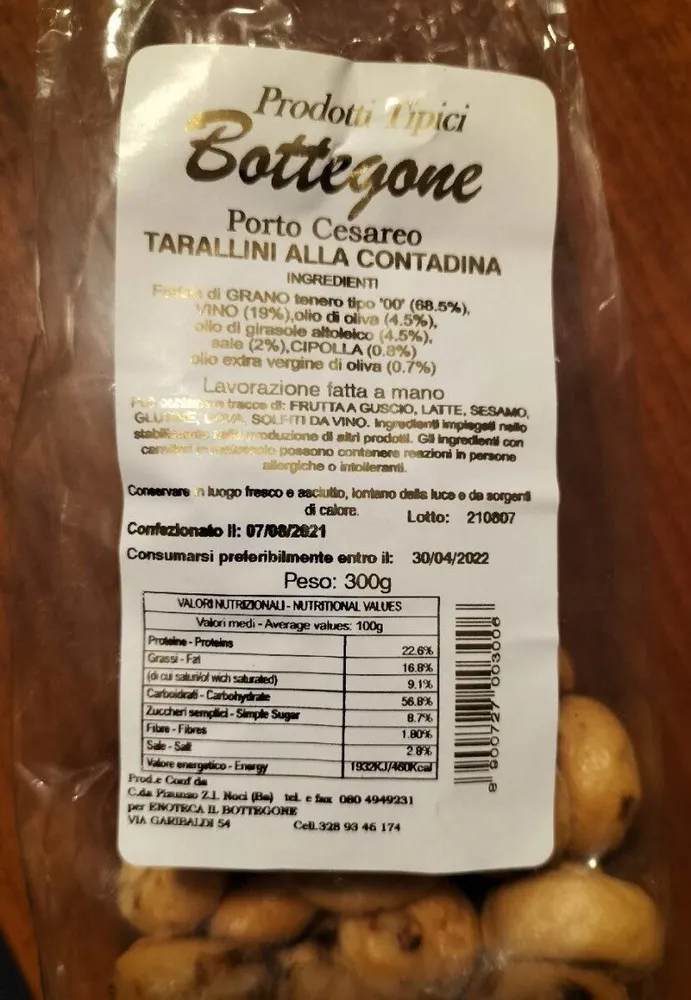 Tarallini alla contadina