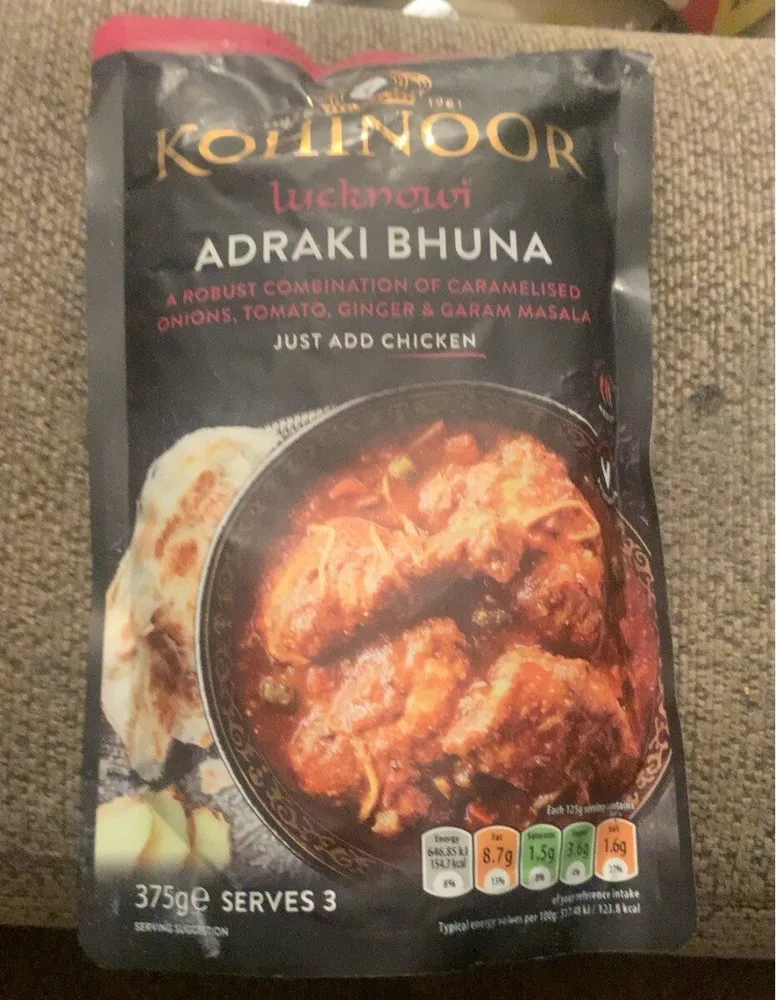 Indian curry sauce