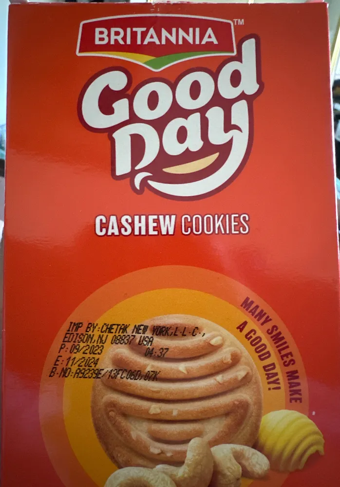 Good Day-Cashew Cookies