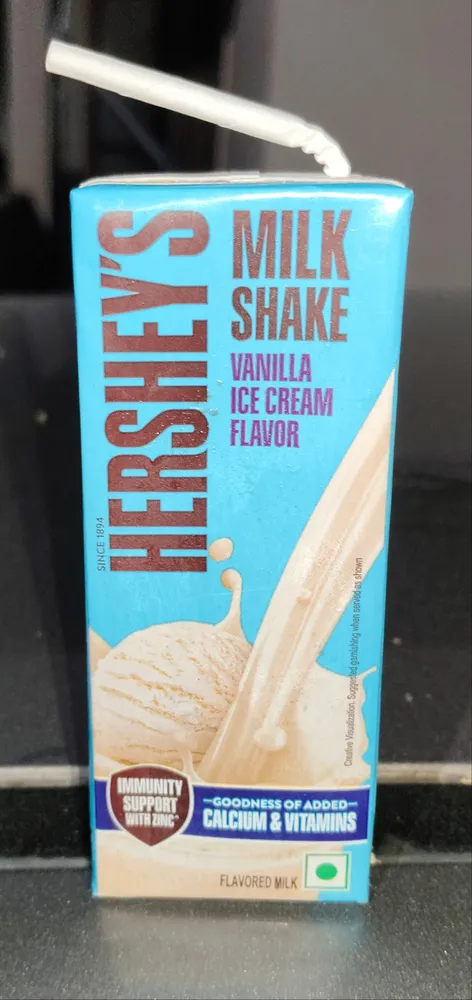 Milkshake vanilla Ice cream flavor