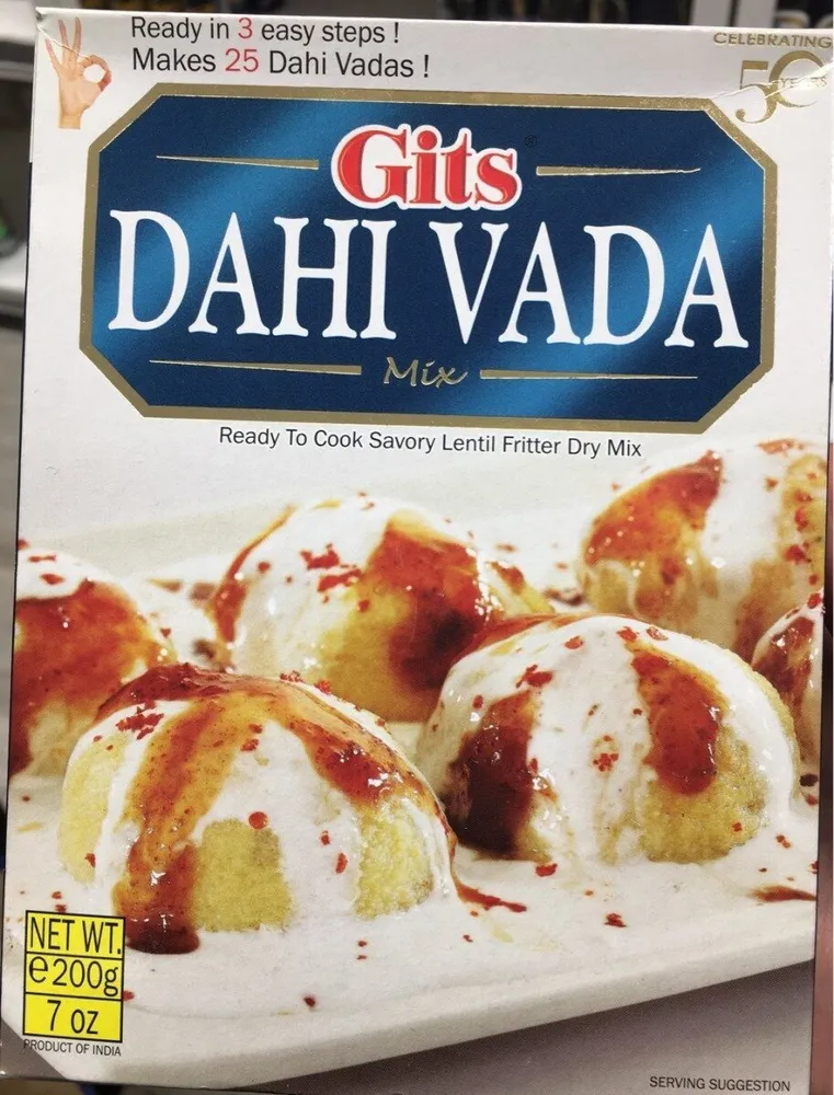 Ready to cook savory lentil fritter dry mix Dahi Vada Mix