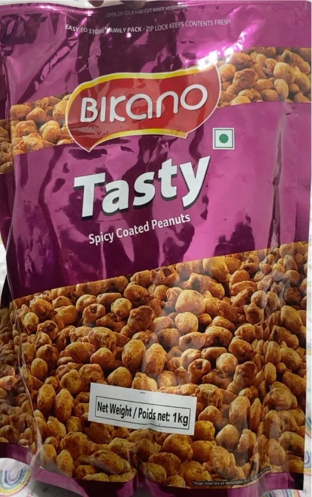 Tasty Spicy coated peanuts 1kg