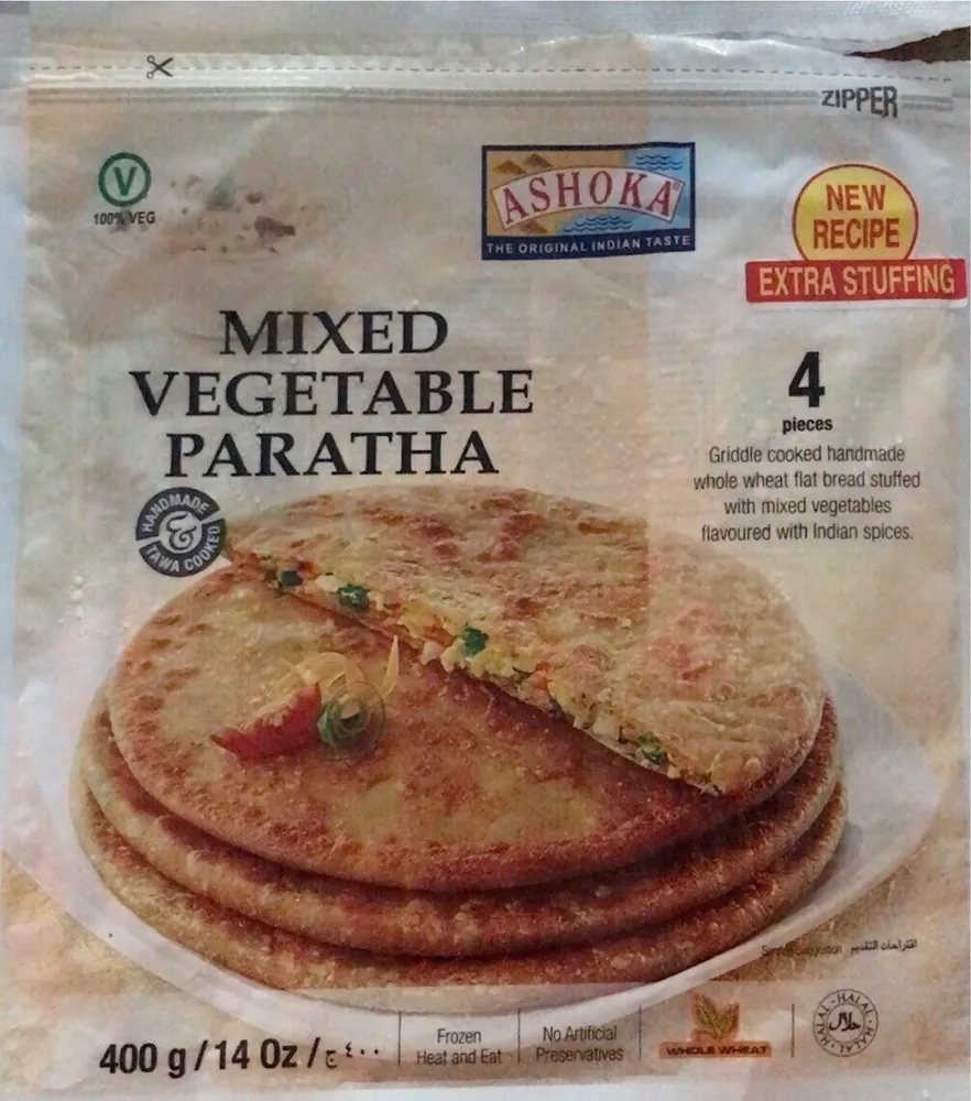 Mixed vegetable Paratha