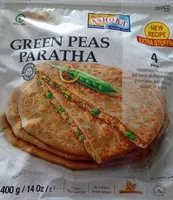 Green Pees Paratha