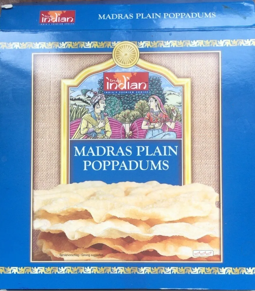 Madras Plain Poppadums
