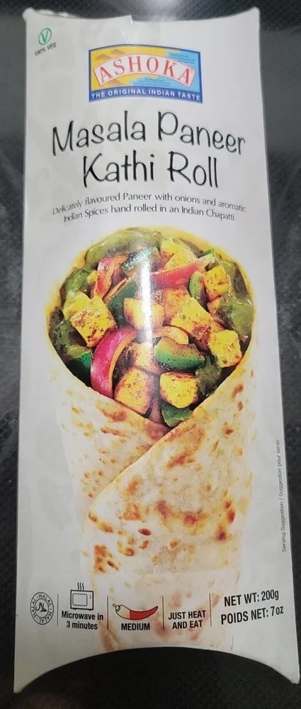 Masala Paneer Kathi Roll