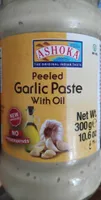 peeled garlic paste with oil