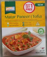 Ashoka Matar Paneer (tofu)