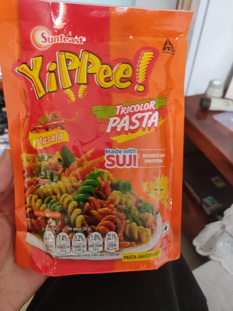 Yippee tricolour pasta