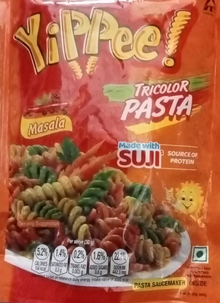 Tricolor pasta