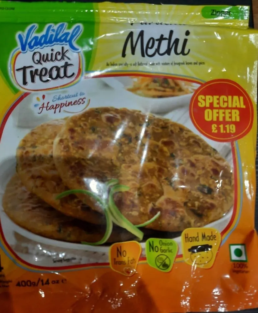 Vadila methi paratha