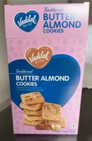 Butter almond cookies