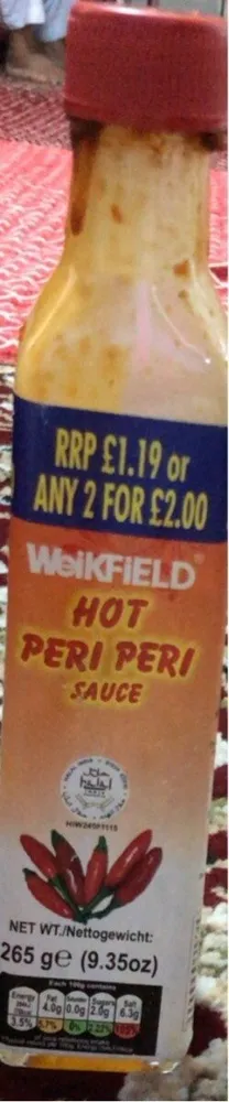 Hot peri peri sauce