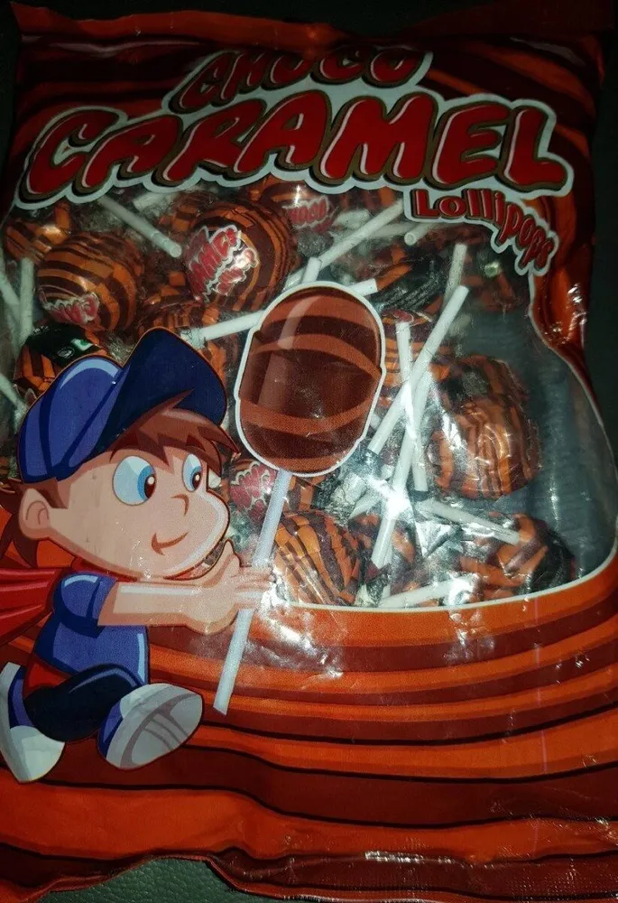 Choco Caramel Lollipops