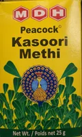 MDH Peacock Kasoori Methi Dried Fenugreek Leaves