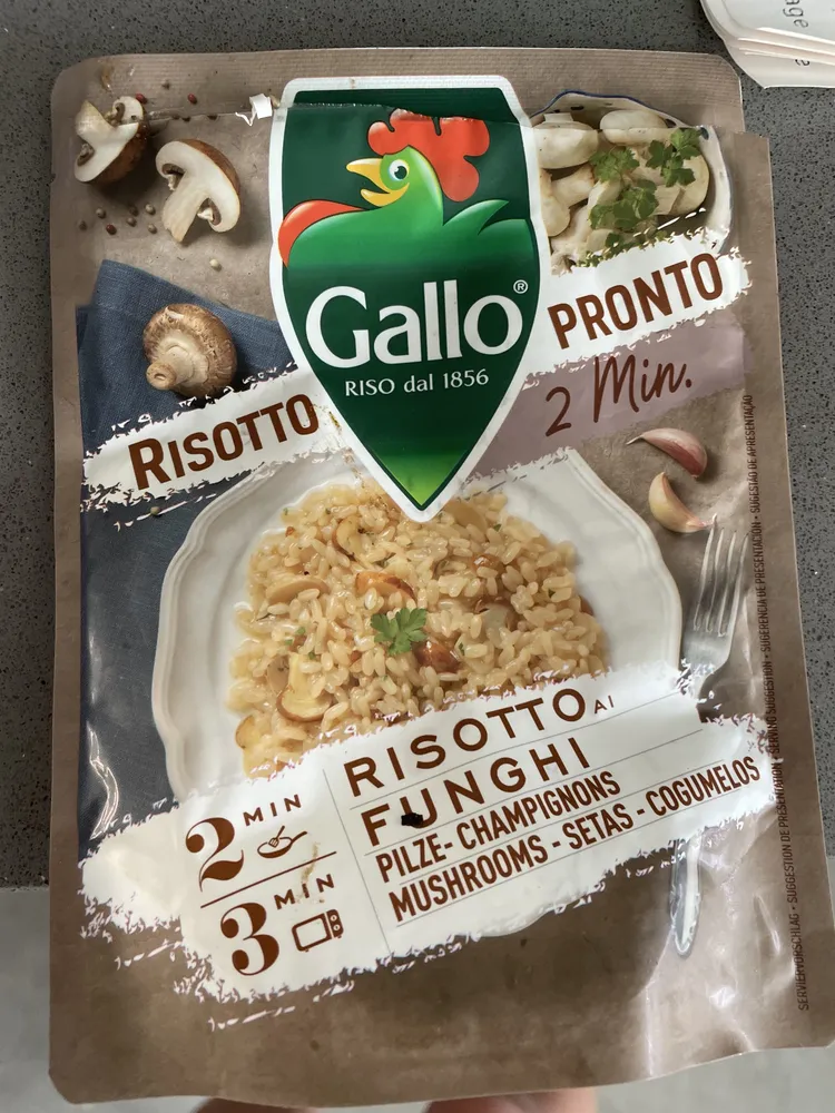 Risotto Pronto ai funghi