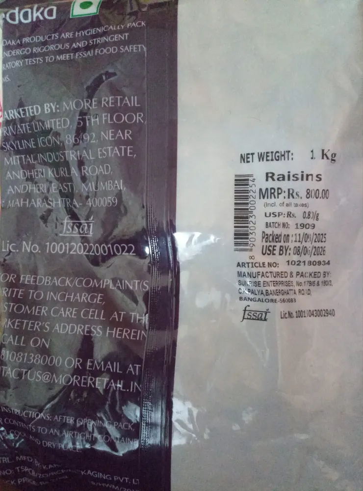 Raisins