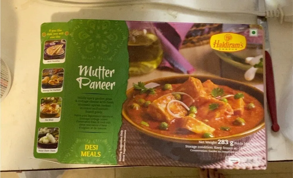 Mutter paneer