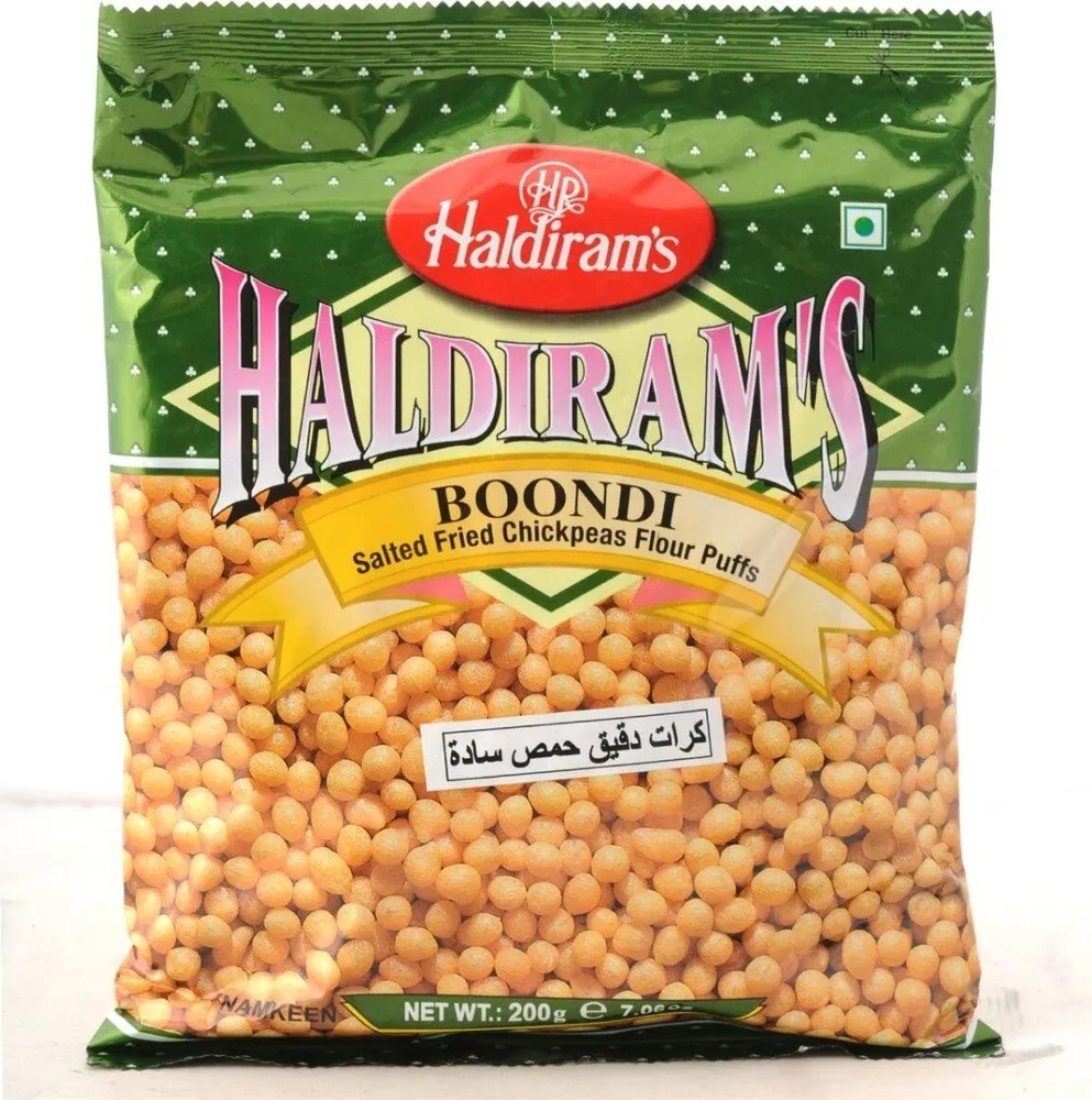 Boondi Plain 200G (salz. backerbsen) Haldirams