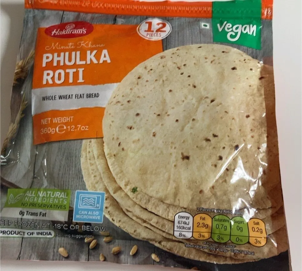Phulka roti