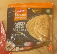 Paneer onion paratha