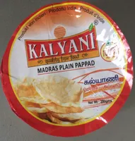 Madras plain pappad