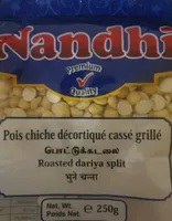 Pois chiche décortiqué cassé grillé