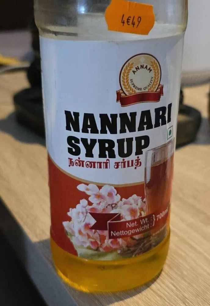 Nannari syrup