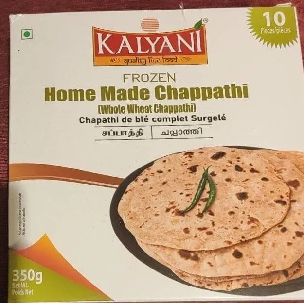 Frozen home made chappathi